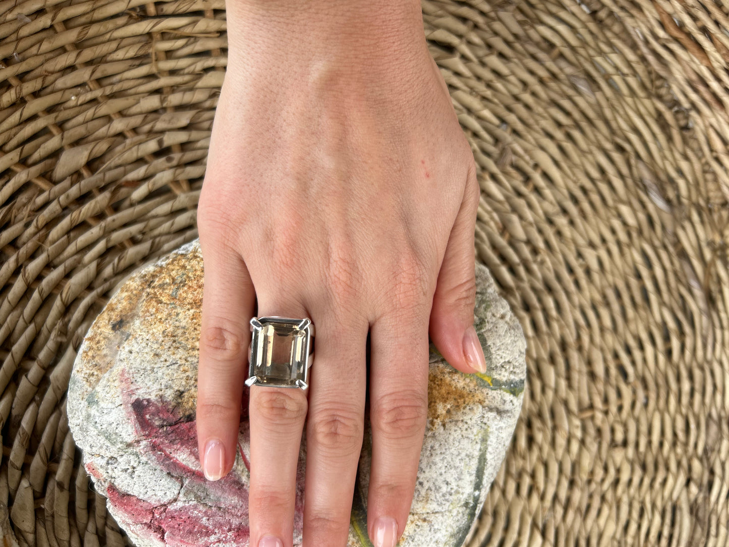 Alba Protectora / Topacio Ahumado & Plata 925 - Calma & Protección