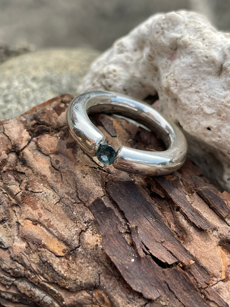 Azul Abisal · Sabiduría · Verdad — Anillo