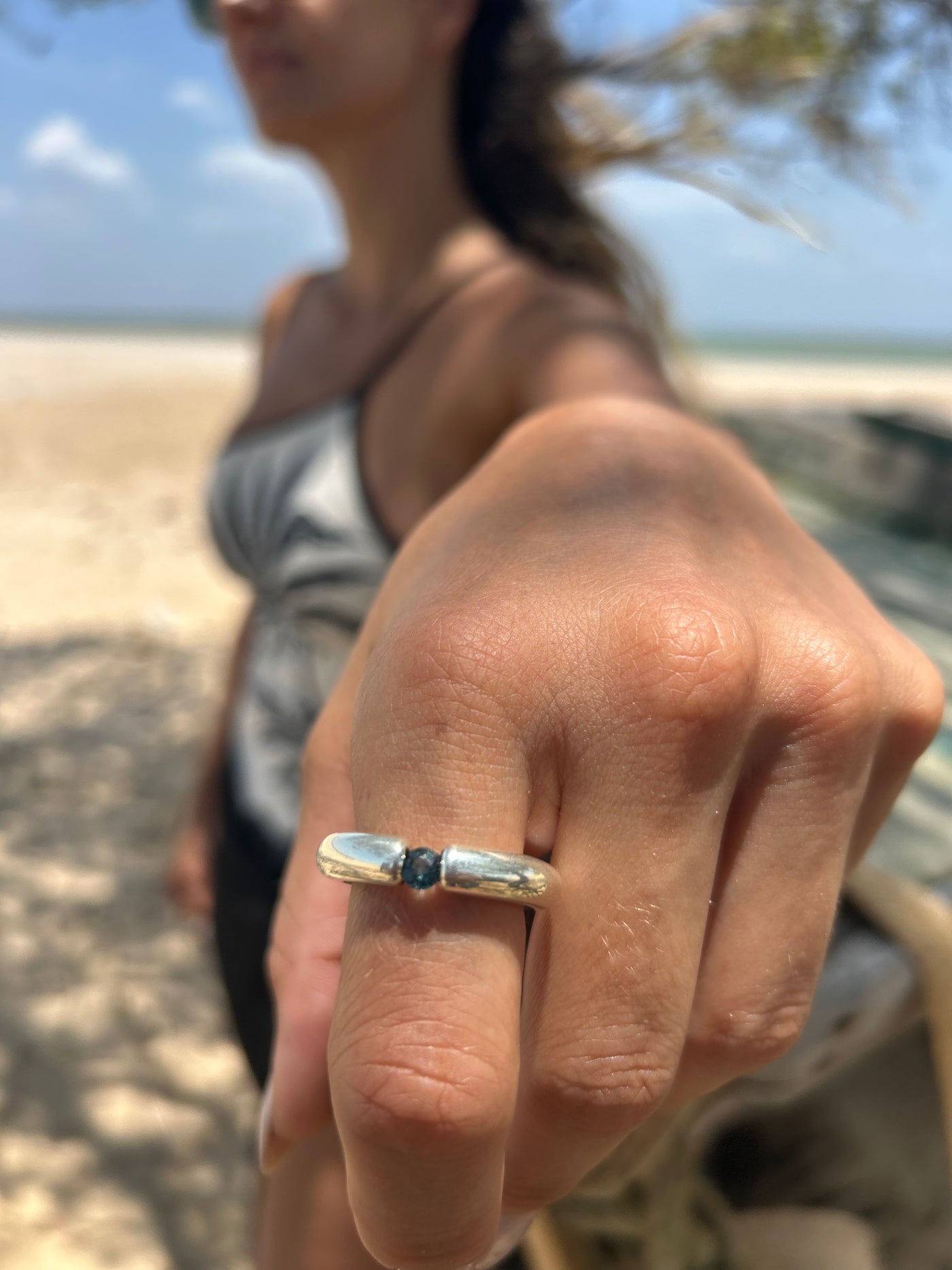 Azul Abisal · Sabiduría · Verdad — Anillo